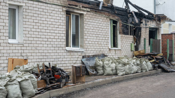 Professional Soot Cleanup technician working in Morristown, NJ